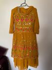 Pakistani handwork designer dress.  Brand:- khan collection.  Size:- xs.  