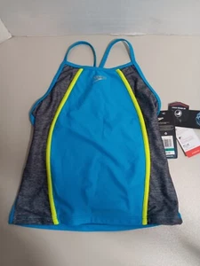 Speedo Girls Active Tank top in size 16. New with Tag Blue - Picture 1 of 5