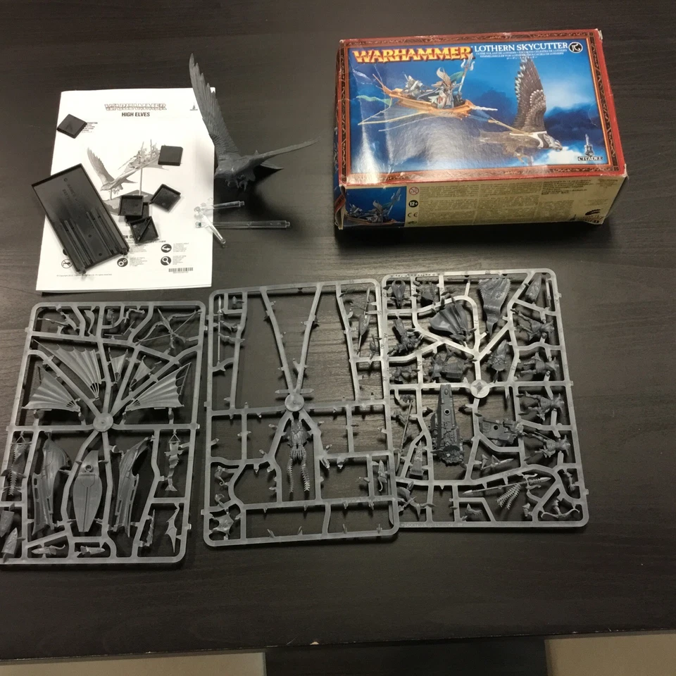 0189 Warhammer Fantasy High Elf Lothern Skycutter Chariot (partially assembled) - Image 1 of 1