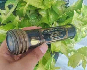 Hand Carved Brass Kaleidoscope 6'' Antique Kaleidoscope Best Gift For Kids - Bild 1 von 4