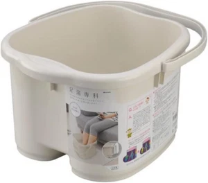 Japanese Foot Spa Bucket Foot Detox Massage Tub, White - Picture 1 of 1