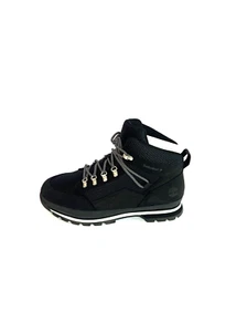 NEW Timberland Euro Hiker Mid Black Lace Up Nubuck Boots Women Size 10 - Picture 1 of 16