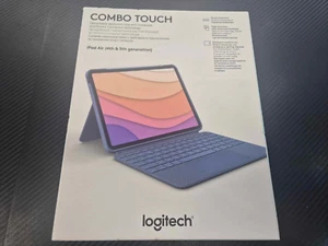 Logitech Combo Touch Keyboard Trackpad For iPad Air 4th/5th Gen Fast Delivery - Photo 1/8