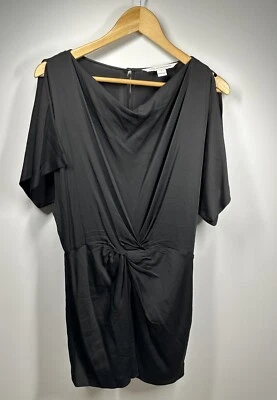 Женский шелковый комбинезон Diane Von Furstenberg цельный черный размер 6 - Изображение 1 из 4