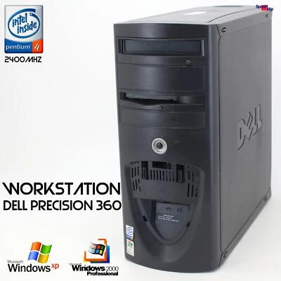 Dell Precision Workstation 360 Ws Pentium 4 2400MHZ Profi Computer PC 2GB RAM - Image 1 of 4