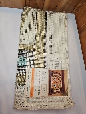 Vintage Bernat Latch Hook Rug No Frame Pattern Seville 3416 NEW RARE - Image 1 of 2