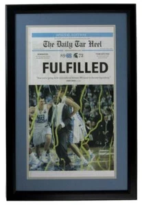 The Daily Tar Heel 2008 NC Tar Heels National Champs Newspaper Framed 152564 - Picture 1 of 1