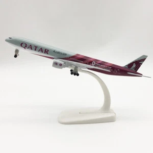 1:350 Alloy Diecast Airplane Model Gift 20cm Boeing 777 Qatar Airways 2022 FIFA - Picture 1 of 5