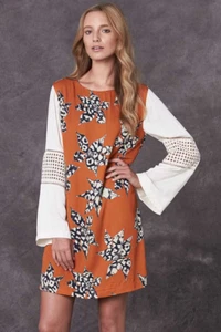 Stevie May Mantis Longsleeve Shift Dress - Bild 1 von 11