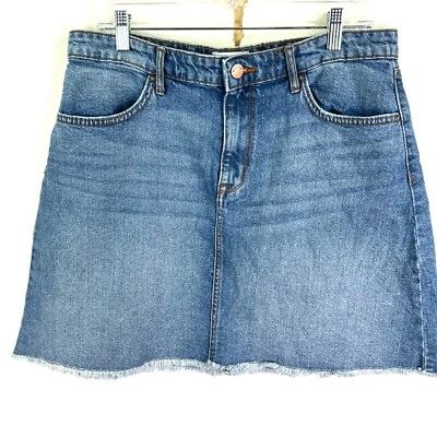 Minifalda William Rast Denim Línea A para mujer JR 31 Azul 34X19 Foto 1 de 4