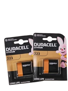 2 X Batería Fotográfica Litio Duracell 223 6V CR223 CR-P2 EL223AP Exp Marzo 2033 - Imagen 1 de 1