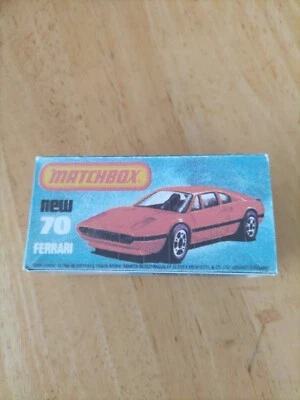 Matchbox Superfast - No70 Ferrari  - Replica / Copy Box only - Image 1 of 3