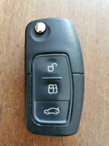 Original Ford 1698113 3 Tasten Fernbedienung Alarm Flip Fob, getestet - Bild 1 von 4