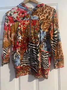 Le Mieux Studio 100% Cotton Long Sleeve Full zip Hoodie Size S NWT - Picture 1 of 7