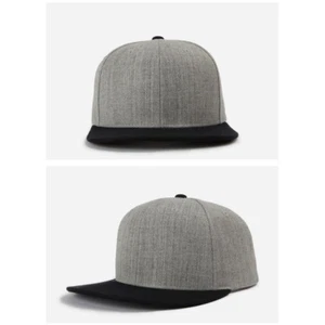 Unisex Hombres Mujeres Color Sólido Liso Gorra de Béisbol Hip-hop Snapback Sombreros Gris - Imagen 1 de 3