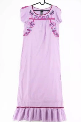 Vestido largo de seda de algodón púrpura claro CUSTO Barcelona talla 3 - M Foto 1 de 4