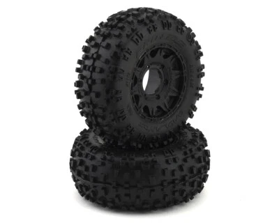 Pro-Line Badlands 2.8" Pre-Mounted w/Raid Electric Rear Wheels (Black) (M2) - Image 1 of 4