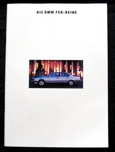 BMW 7er Reihe, E 32 Prospekt, 2.1993 Modelle: 730i, 740i, 740iL, 750i, 750iL - Bild 1 von 7