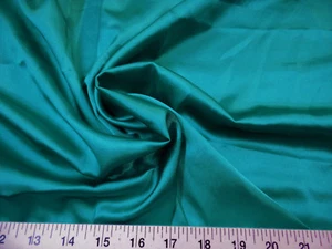 Discount Fabric Charmeuse Silky Bridal Satin Apparel Jade CS10 - Picture 1 of 1