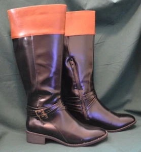 NEU ~ AAH Damen Trixie Stiefel zweifarbig / Verwendung als Reitstiefel (7M, 7,5M & 8M) - Bild 1 von 6