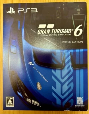 Gran Turismo 6 Limited Edition 15th Anniversary Sony Playstation 3 Japan ver F/S - Image 1 of 3