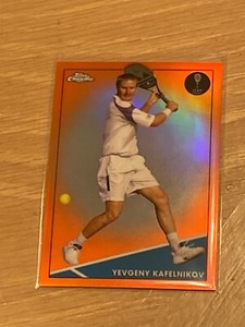 Yevgeny Kafelnikov 2021 Topps Chrome Orange Refractor /25 Tennis