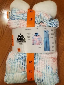 SNOZU Kids 2 PC Snowsuit Jacket With Matching Bib Pant Size 4T - Picture 1 of 1