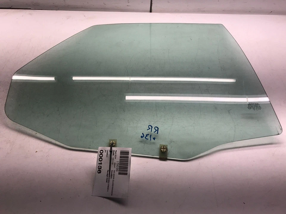 VOLVO S40 SERIE 40 2000-2004 puerta trasera ventana de vidrio pasajero derecho OEM Foto 1 de 4