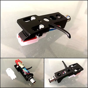Brand New Turntable Headshell & MM Cartridge with Stylus Needle - Imagen 1 de 4