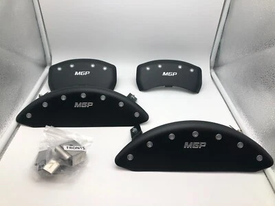 MGP CALIPER COVERS 2007-2010 BMW X5 XDRIVE48i MATTE BLACK BRAND-NEW OVERSTOCK - Image 1 of 4