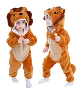 Disfraz de Halloween Animal LEÓN Bebé | Durmiente Suave para Niños | ¡OFERTA DE LIQUIDACIÓN! - Imagen 1 de 1