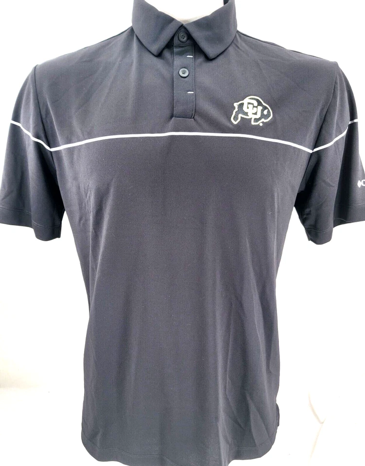 NOVA Camisa Polo Masculina de Golfe Colorado Buffaloes Columbia Omni-Wick Breaker SS P - Imagem 1 de 4