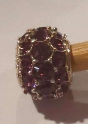 Nuevo Chamilia Splendor Púrpura Swarovski Cristal Dije Cuentas 2025-0979 Lote AP0049 Foto 1 de 4