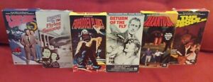 Vintage 50's Sci-Fi Horror 6 VHS Lot Forbidden Planet Tarantula Mole People...