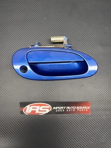 ♻️02-06 ACURA RSX TYPE S PASSENGER RIGHT EXTERIOR DOOR HANDLE OEM USED BLUE - Bild 1 von 2