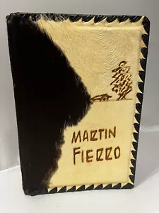The Gaucho Martin Fierro by Jose Hernandez, Vintage, Hair- On Leather, VG - Picture 1 of 6
