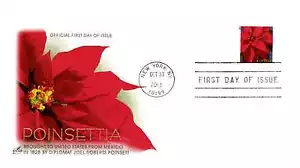4821 Navidad 2013, Poinsettia, cajero automático, ArtCraft, FDC - Imagen 1 de 1