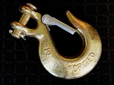 4 G70 1/4" Clevis Slip Hooks f ATV Quad Winch Cable Hook Tow Chain Tie Down - Изображение 1 из 2