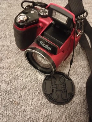 Rollei Powerflex 210-HD 21X Optical Superzoom Digital Kamera rot getestet top - Bild 1 von 4