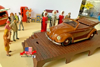 1/43 Vintage Vitesse #410-1949 Brown Volkswagen Open Cabriolet 'Vert C8.0-Loose - Image 1 of 4