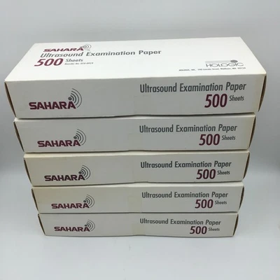 Papel de examen de ultrasonido de paciente sonómetro de densidad ósea Sahara hologico 500/BX - LOTE Foto 1 de 4