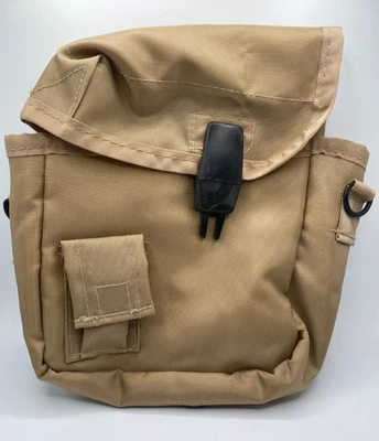 US Military 2 Quart Canteen 2 Qt Collapsible Canteen Carrier - TAN - ACTUAL ITEM - Image 1 of 4