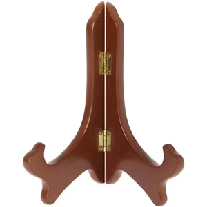 Bard's aufklappbarer Walnuss MDF Holzplattenständer 7" Höhe x 6" Breite x 4,25" Tiefe (7" - 9" Platten) - Bild 1 von 1
