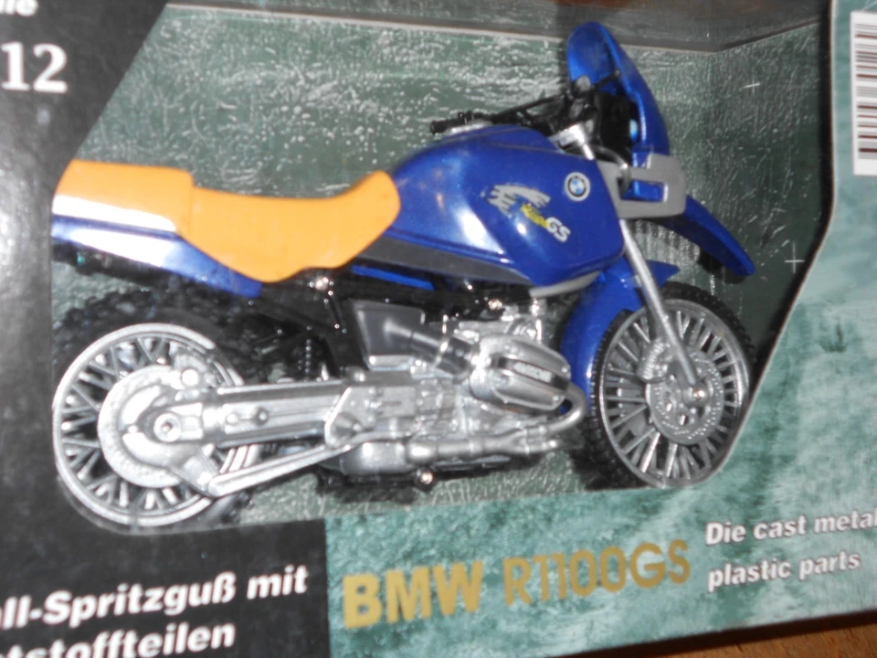 BMW R 1100 GS blu - New Ray scala 1:12 - Immagine 1 di 1