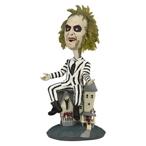Beetlejuice NECA Striped Suit Extreme Head Knocker Bobblehead - Bild 1 von 1