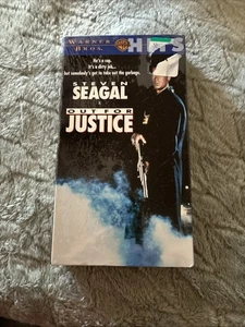 Vintage Out For Justice Steven Seagal Martial Arts Factory Sealed VHS - Picture 1 of 6