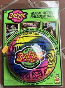BRAND NEW VINTAGE 1989 BALZAC BALL SEALED MILTON BRADLEY BALLON MAGIC ACTION - Picture 1 of 2