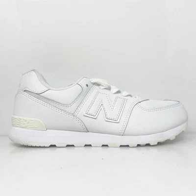 New Balance Niños 574 GC574ERM Blanco Zapatos Informales Tenis Talla 5 M Foto 1 de 4