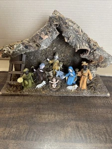 Vintage Krippe Krippe Holz Made In Italy - Bild 1 von 22