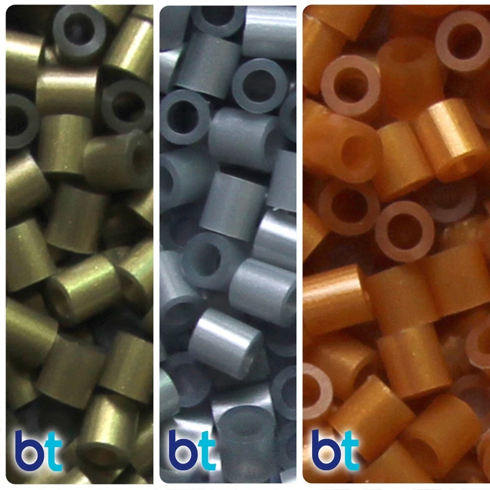 BeadTin Metallic 5mm Midi Fuse Beads (1000pcs) - Color choice - Image 1 of 1